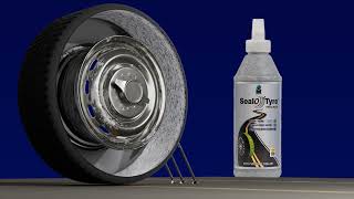 SealOTyre AntiPuncture Tubeless Tyre Sealant in Action [upl. by Alat452]