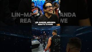 Lin Manuel Miranda had the time of his life at SmackDown 🙌🔥 [upl. by Hamaso]