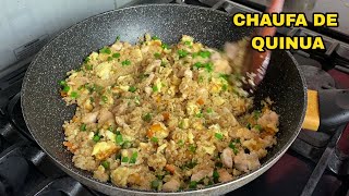 Chaufa de Quinua con Pollo 💚 Facil y rapido  Mi Receta Magica [upl. by Rhoades]