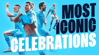 Greatest Goal Celebrations  Iconic Man City Goal Reactions [upl. by Zurek]