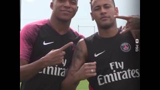 The bromance between Neymar amp Mbappé ❤️ [upl. by Kristo]