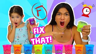 FIX THIS STORE BOUGHT PLAYDOH SLIME CHALLENGE [upl. by Aday]