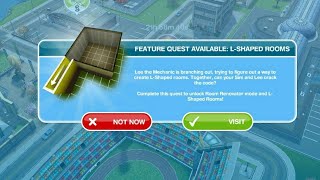 Cara menyelesaikan QUEST LSHAPED ROOMS  THE SIMS FREEPLAY INDONESIA [upl. by Scoville]