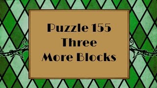 Professor Layton and the Unwound FutureLost Future  Puzzle 155 Three More Blocks [upl. by Thekla]