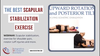 The BEST SCAPULAR STABILIZATION Exercise with DR EVAN OSAR [upl. by Alphonsa]