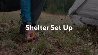 Gossamer Gear Shelter Set Up [upl. by Misti]