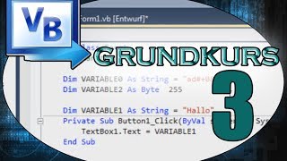 Visual Basic lernen Deklaration Teil 3 Grundkurs 2010 Tutorial deutsch [upl. by Wiedmann537]