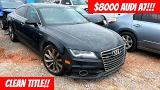 Copart Walk Around  Live Bidding Cheapest Clean Title Audi A7 EVER 11321 [upl. by Reinhold184]