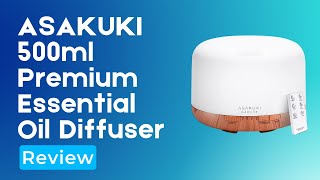 ASAKUKI 500ml Premium Essential Oil Diffuser Review Pros amp Cons Explained [upl. by Wavell3]