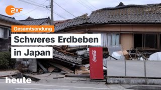 heute 1900 Uhr 010124 Erdbeben Japan Silvesternacht Belgien übernimmt EURatsvorsitz english [upl. by Mikiso]