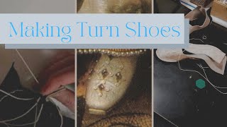 Beginner Renaissance Turn Shoes from a Kit [upl. by Noremak]