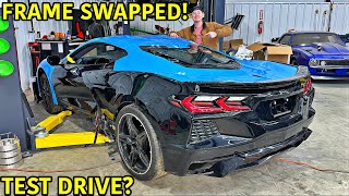 Rebuilding A Wrecked 2023 Corvette C8 Part 6 [upl. by Spanos]