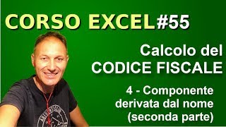 55 Corso Excel Calcolare il codice fiscale 4  Daniele Castelletti  Maggiolina [upl. by Nofpets]