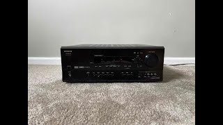 Onkyo TXSR600 61 Home Theater Surround Receiver [upl. by Eidaj]