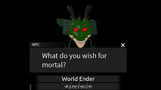 What you get when you press World Ender AUT [upl. by Nerty]