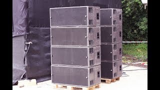 L Acoustics sound system setup PA Sound [upl. by Yanrahs]