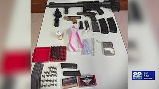 Vermont man arrested on I91 in Greenfield after illegal guns and narcotics were found during traffi [upl. by Eellehs]