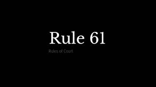 Rule 61 Support Pendente Lite Pending Litigation [upl. by Notffilc]