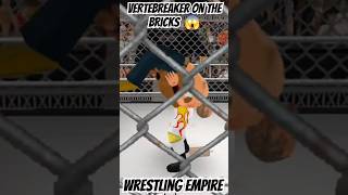 Vertebreaker on the bricks 😱 Wrestling Empire [upl. by Goulder600]