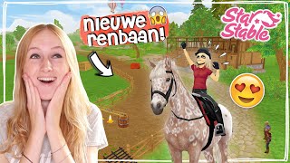 DE UPDATE WAAR WE ALLEMAAL OP HEBBEN GEWACHT NIEUWE RENBAAN 🤩  Star Stable  Daphne draaft door [upl. by Channa]