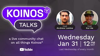 Koinos Talks January Episode [upl. by Nerahs]