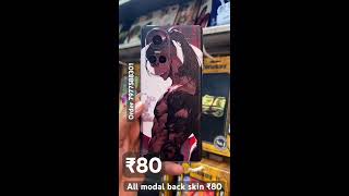 All mobile all modal back skin availbe in ₹80 bandra mobile [upl. by Toh105]