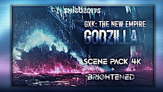 MV Godzilla 2024 Scene Pack 4K  Brightened  Godzilla x Kong The New Empire [upl. by Karleen]