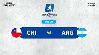 CHILE vs ARGENTINA  CONMEBOL LIGA EVOLUCIÓN de FUTSAL  ZONA SUR  SUB20 [upl. by Airat720]