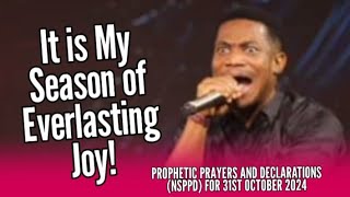 NSPPD LIVE TODAY  31 OCTOBER 2024  JERRY EZE THURSDAY MORNING PROPHETIC DECLARATIONS AND PRAYERS [upl. by Yereffej]