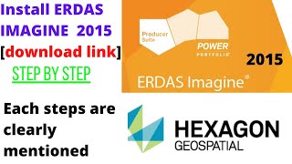 Install ERDAS Imagine  Geospatial Solution [upl. by Zetrauq]