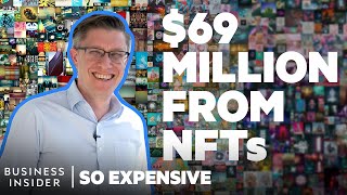 Beeple Explains The Absurdity Of NFTs  So Expensive [upl. by Zackariah]