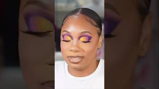 SUNSET EYESHADOW X IMANI E  MAKEUP TUTORIAL 🌅 [upl. by Etnovahs]