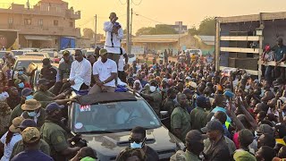 🔴Caravanentionle du Pr Pastef SONKO Medina  Ouakam  Yoff  Dernier Jour Campagne Législatives [upl. by Gnehs]