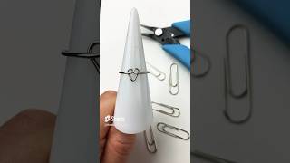 Paperclip Celtic Ring Tutorial ringmaking paperclips wirerings [upl. by Aikcir]