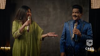 Not everyone gets it  Alka Yagnik and Udit Narayan  CRED [upl. by Ahsiner]