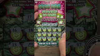 One Ticket Quickie  TN 5 quot200000 Stacks of Cashquot  WINNER No 7 💰💰 scratchtickets tnlottery [upl. by Uke]