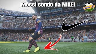 Messi usando Chuteira Nike Mercurial [upl. by Hester]