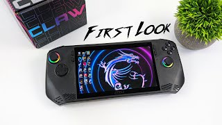 MSI CLAW Hands On First Look Is This New 16 Core Handheld Faster Than The Rest [upl. by Hsreh]