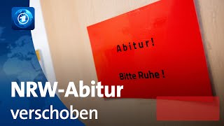 NordrheinWestfalen verschiebt Abiturprüfungen wegen Panne [upl. by Goldsmith]