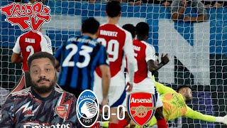 Atalanta 00 Arsenal  Troopz Match Reaction  WE CANT PLAY LIKE THAT AGAINST CITY ON SUNDAY [upl. by Entirb]