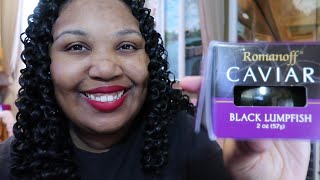 ROMANOFF BLACK LUMPFISH CAVIAR  Review  Tabbys Christmas Special Day 17 Vlogmas 🎄🐟 [upl. by Niak508]