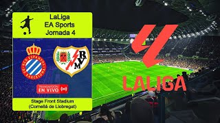 RCD ESPANYOL 21 RAYO VALLECANO en vivo  España  LaLiga EA Sports  Jornada 4 [upl. by Nich]