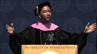 Penns 258th Commencement Ceremony  Commencement Speaker John Legend [upl. by Aimahs]