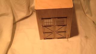 Altoona Model Works Operating Roundhouse Doors Exterior Pro [upl. by Tani487]