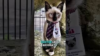 Meet the Stray Cat Who Became a Lawyer Cat Kitten Short Stray [upl. by Damien]