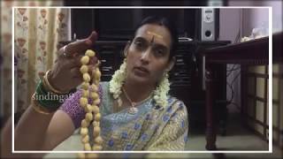 கொண்டை கடலை மாலை கோர்க்கும் முறை How to prepare Channa garland [upl. by Akiv]