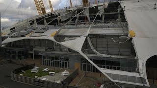 Tormenta Eunice  Ocho muertos caos y destrozos en varios países del norte de Europa [upl. by Ailic118]