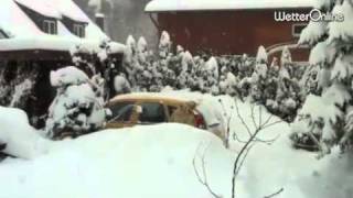 Vor einem Jahr Schneemassen  Halber Meter Schnee in Holstein [upl. by Campney64]