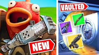 Every Gun Change in Fortnite Season 4 Chapter 4—Vaults Unvaults New Weapons Fortnite Last Resort [upl. by Tierney]