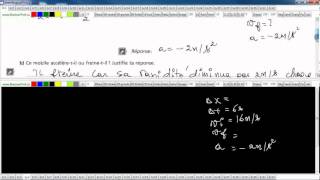 Secondaire 5 Physique Québec Mouvement MRU et MRUA utilsation des formules [upl. by Askari480]